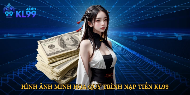 Hình ảnh minh họa quy trình nạp tiền KL99